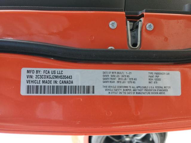2C3CDXGJ2MH535443 2021 Dodge Charger Scat Pack