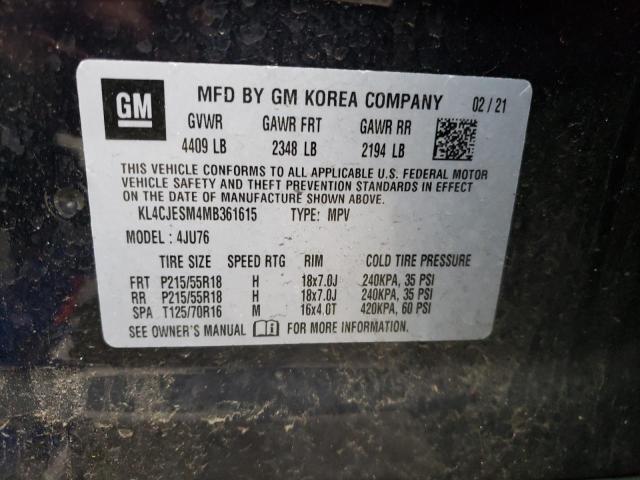 2021 Buick Encore Preferred VIN: KL4CJESM4MB361615 Lot: 60560284