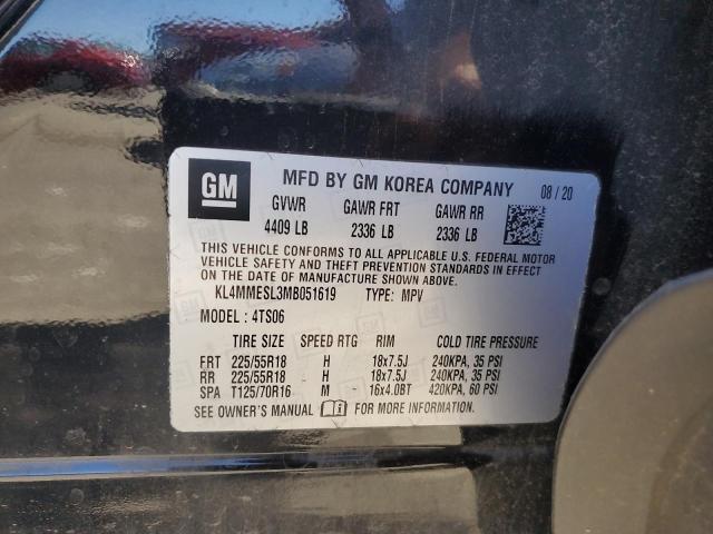 2021 Buick Encore Gx Select VIN: KL4MMESL3MB051619 Lot: 59475264