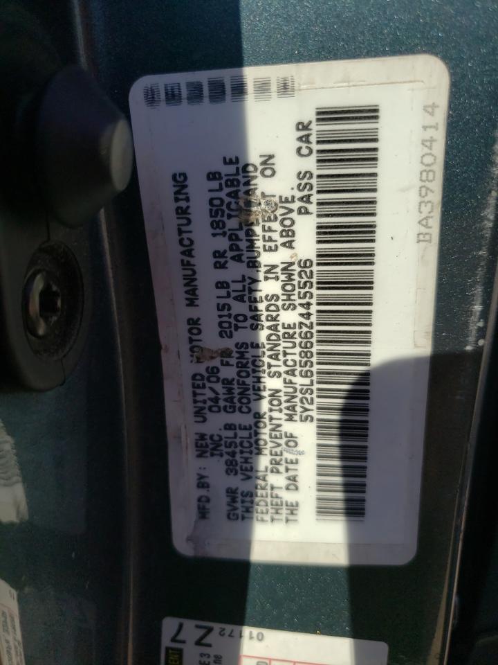 5Y2SL65866Z445526 2006 Pontiac Vibe