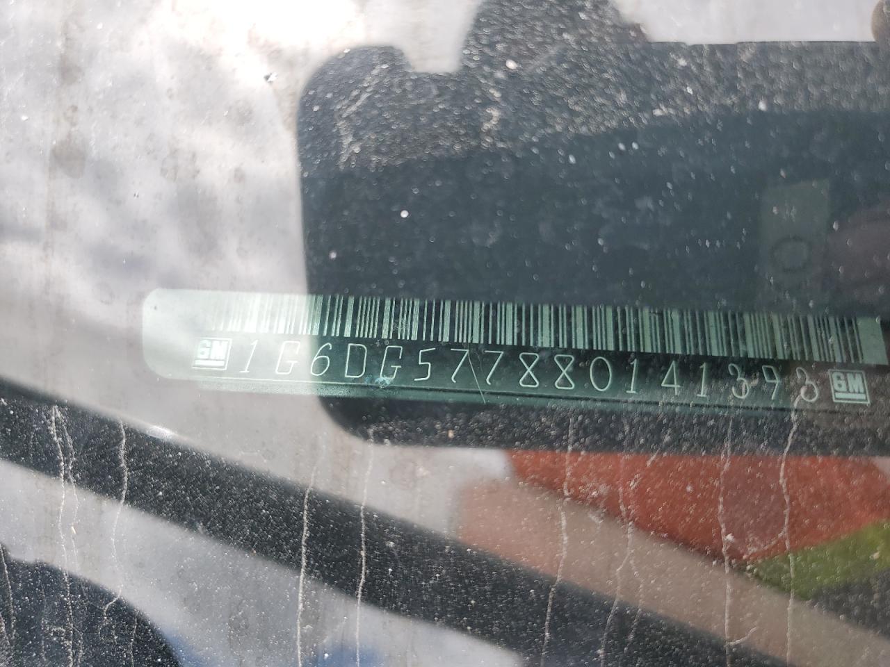 1G6DG577880141393 2008 Cadillac Cts