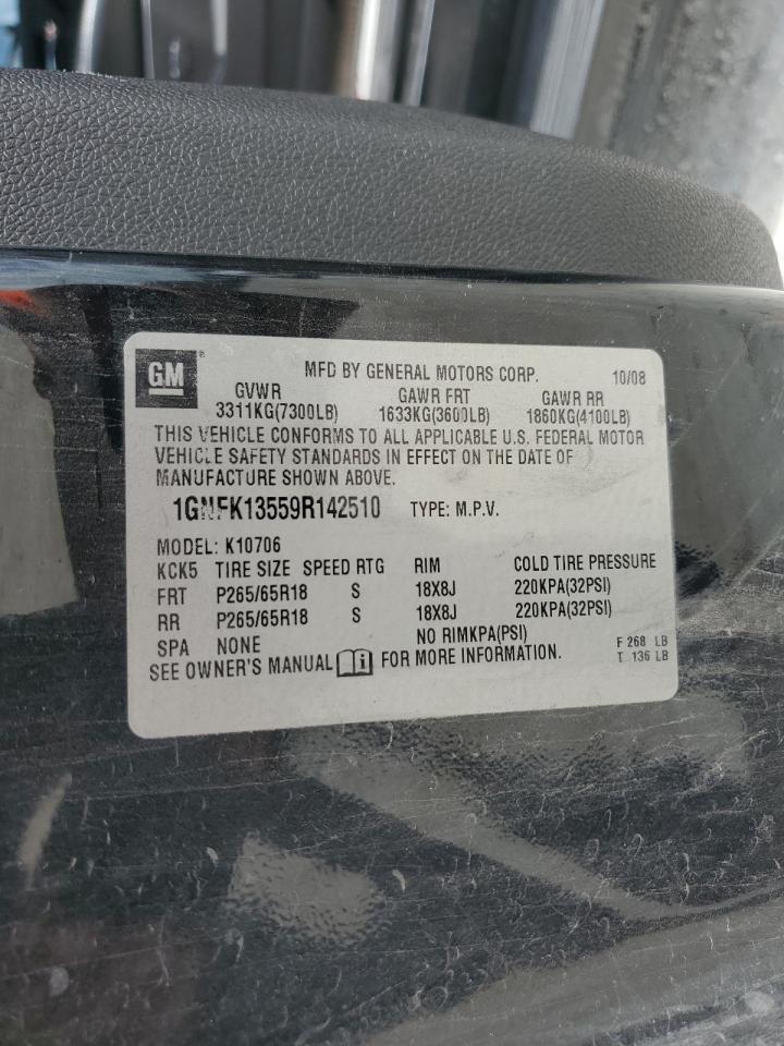 1GNFK13559R142510 2009 Chevrolet Tahoe Hybrid