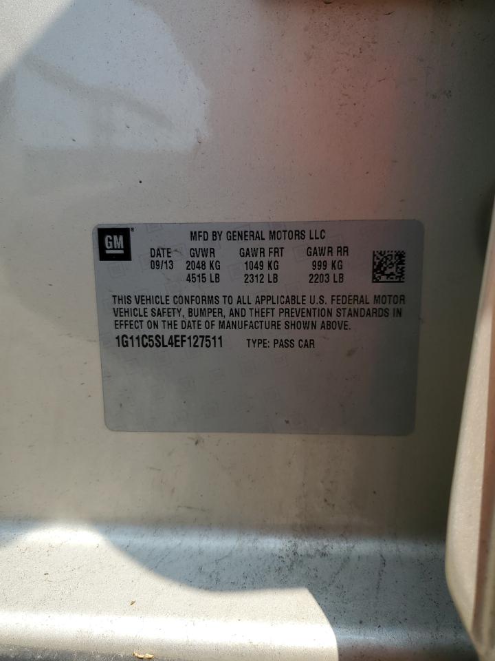 1G11C5SL4EF127511 2014 Chevrolet Malibu 1Lt
