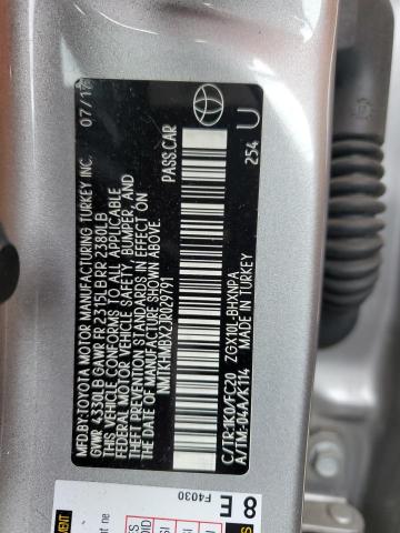 2018 Toyota C-Hr Xle VIN: NMTKHMBX2JR029791 Lot: 58667834