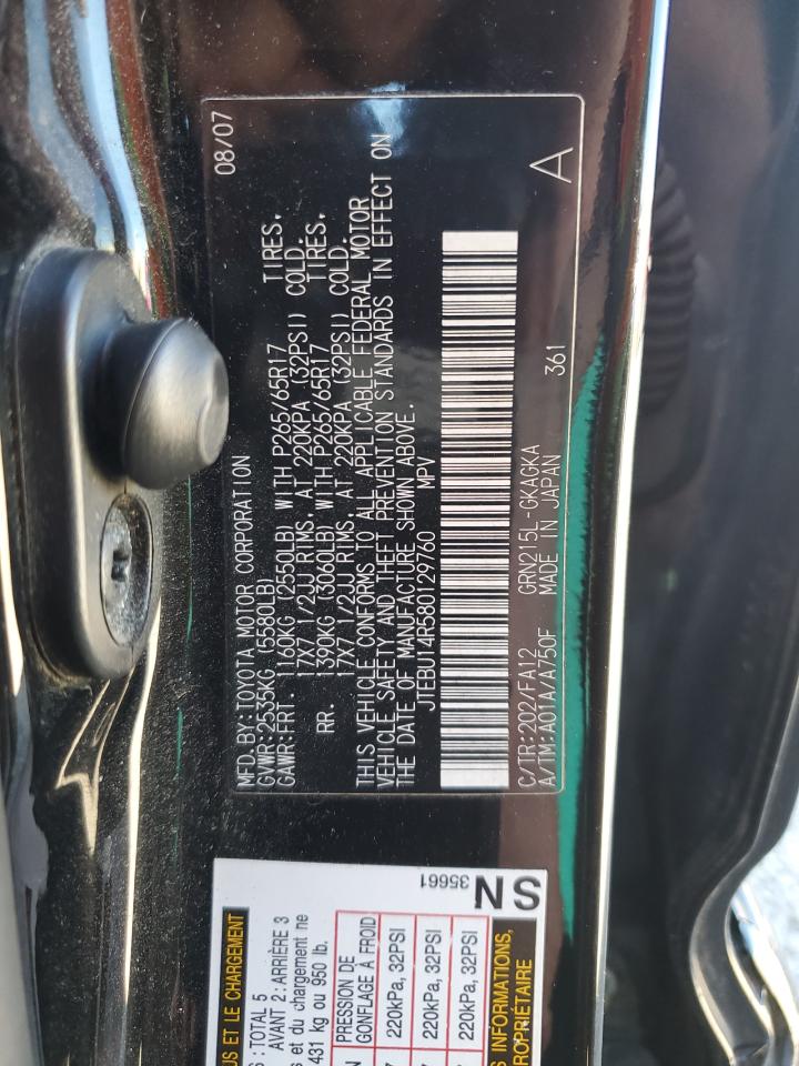 JTEBU14R580129760 2008 Toyota 4Runner Sr5