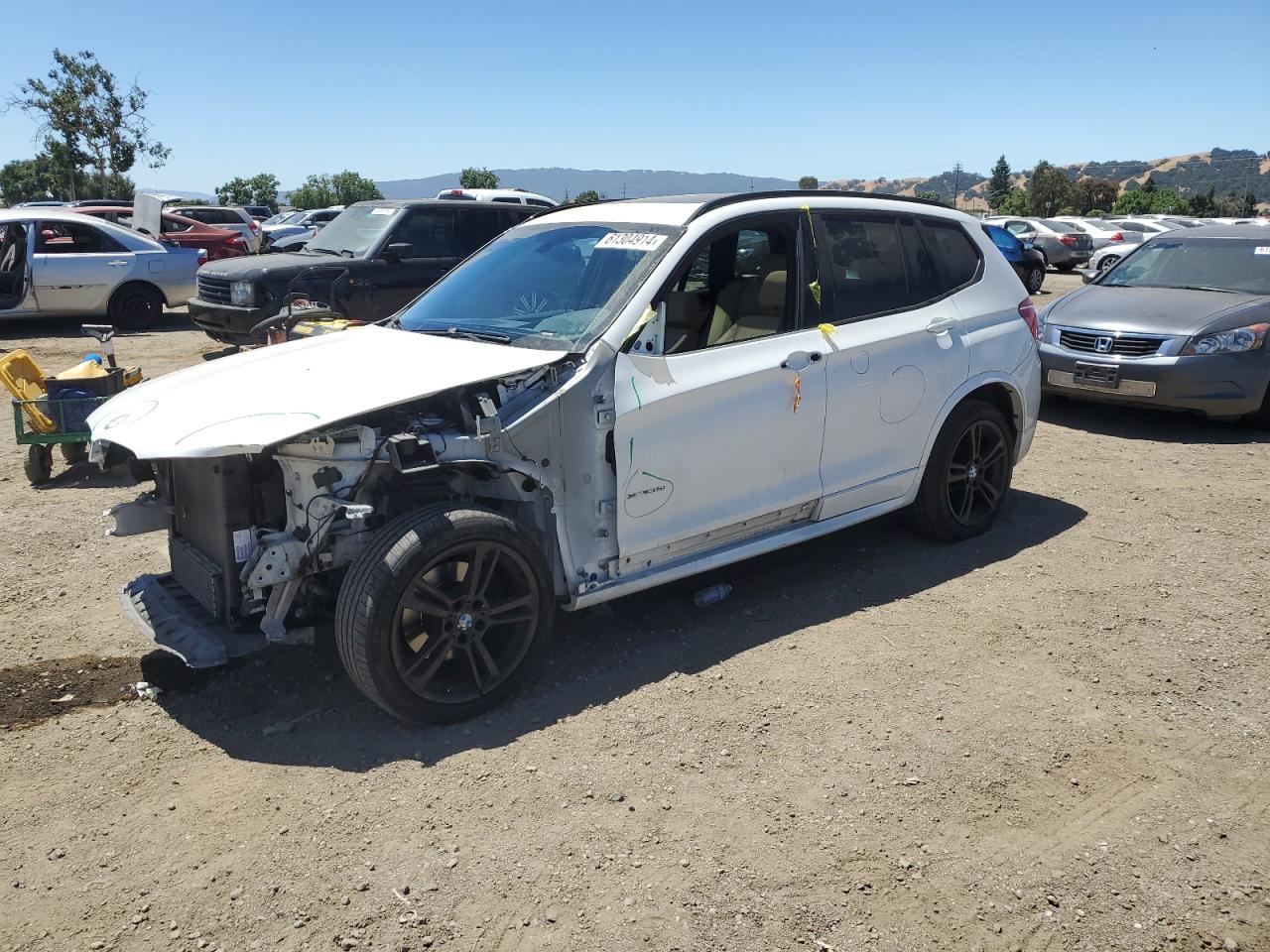 2014 BMW X3 xDrive35I vin: 5UXWX7C58E0E81565