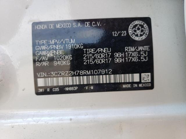 2024 HONDA HRV 3CZRZ2H78RM107912