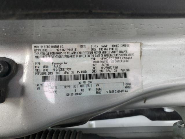 1FADP3F26FL218481 2015 FORD FOCUS - Image 12