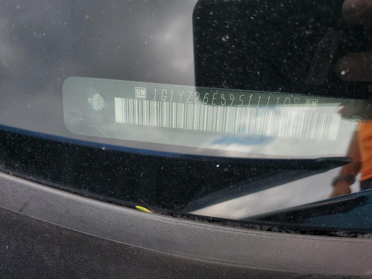 1G1YZ26E395111108 2009 Chevrolet Corvette Z06