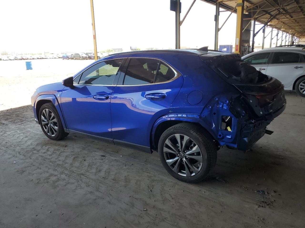 LEXUS UX 250H BA 2023 blue  hybrid engine JTHB6JBH2P2148888 photo #3