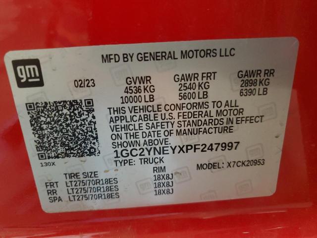 2023 CHEVROLET SILVEO2500 - 1GC2YNEYXPF247997