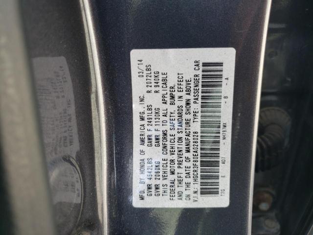 1HGCR3F80EA028028 2014 Honda Accord Exl