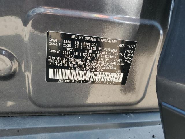 2018 Subaru Outback 3.6R Limited VIN: 4S4BSENC0J3288584 Lot: 59872734