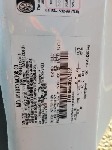 2013 Ford Mustang VIN: 1ZVBP8AM3D5274805 Lot: 58554404