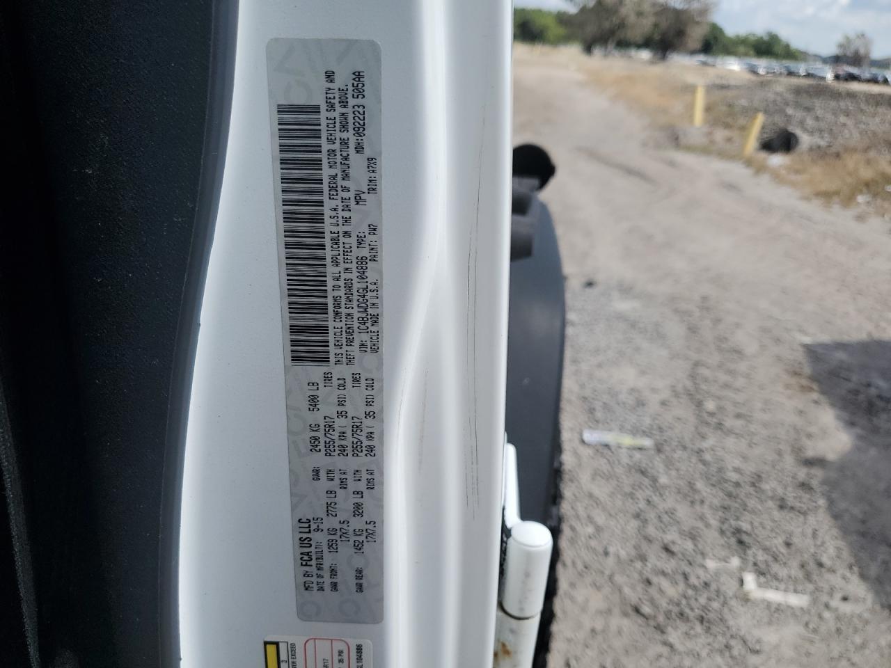 1C4BJWDG4GL104886 2016 Jeep Wrangler Unlimited Sport