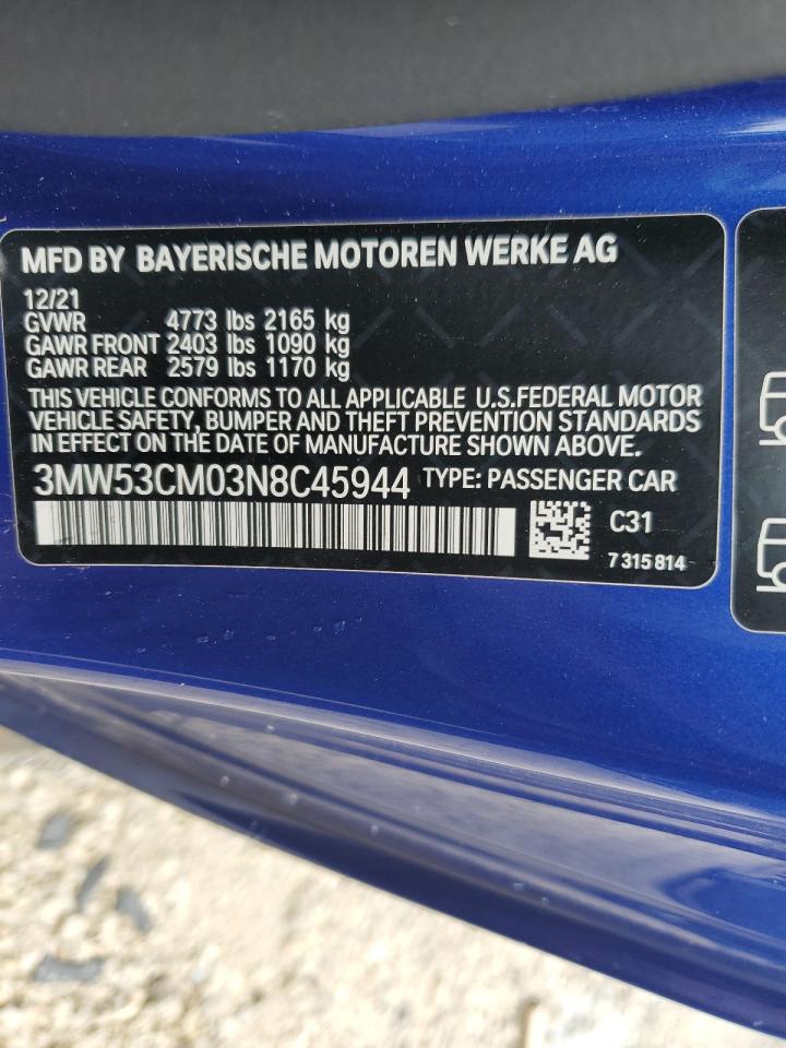 3MW53CM03N8C45944 2022 BMW M240Xi