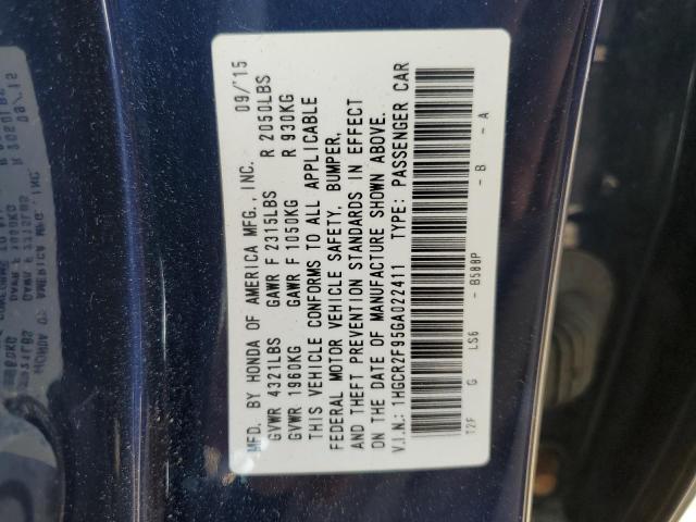 2016 HONDA ACCORD EXL - 1HGCR2F95GA022411