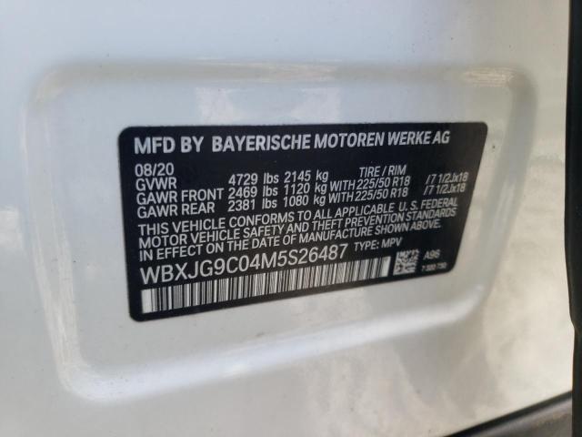 VIN WBXJG9C04M5S26487 2021 BMW X1, Xdrive28I no.13