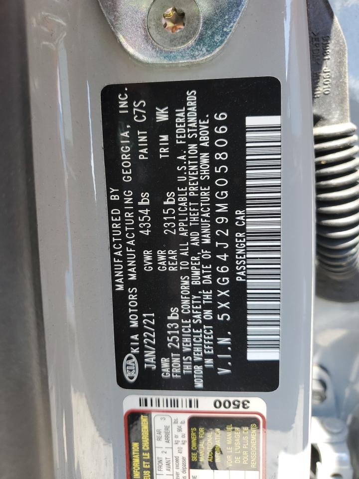 5XXG64J29MG058066 2021 Kia K5 Gt Line