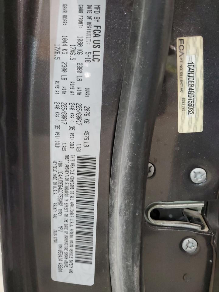 1C4NJDEB4GD756082 2016 Jeep Compass Latitude