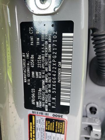2023 Kia K5 Gt Line VIN: 5XXG64J2XPG217102 Lot: 58128584