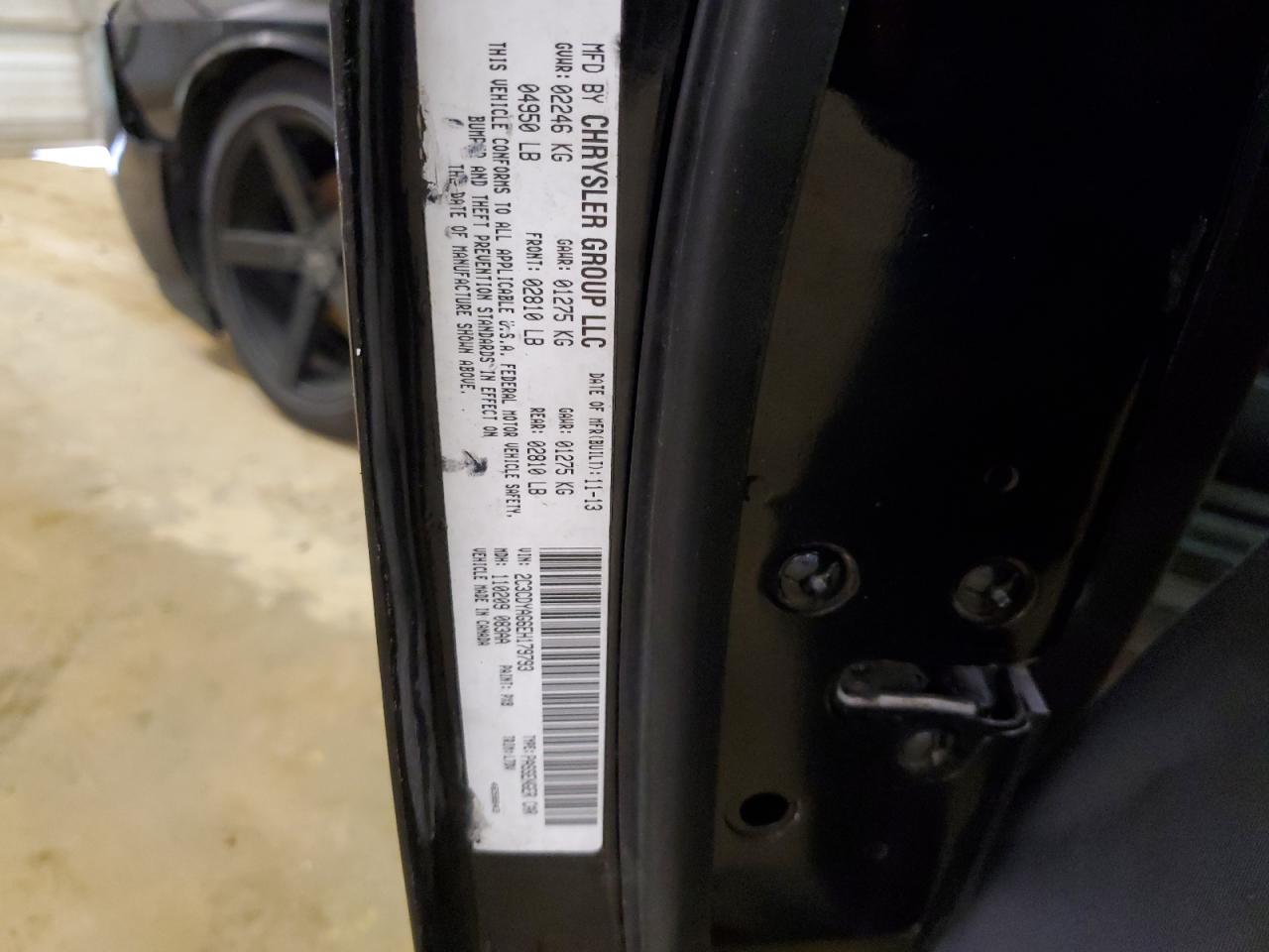 2C3CDYAG6EH179793 2014 Dodge Challenger Sxt