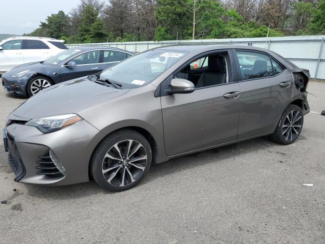 TOYOTA COROLLA L 2017 gray  gas 2T1BURHE4HC775517 photo #1