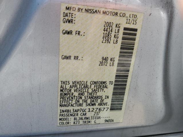 1N4BL3AP7GC127677 2016 NISSAN ALTIMA - Image 12