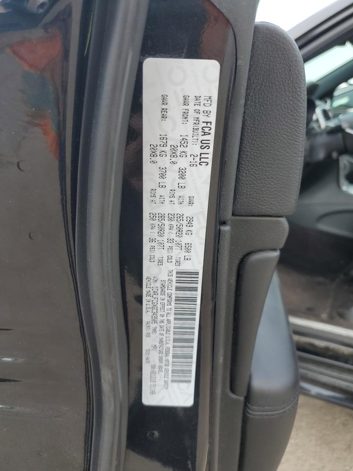 1C4RJFCGXGC343505 2016 Jeep Grand Cherokee Overland