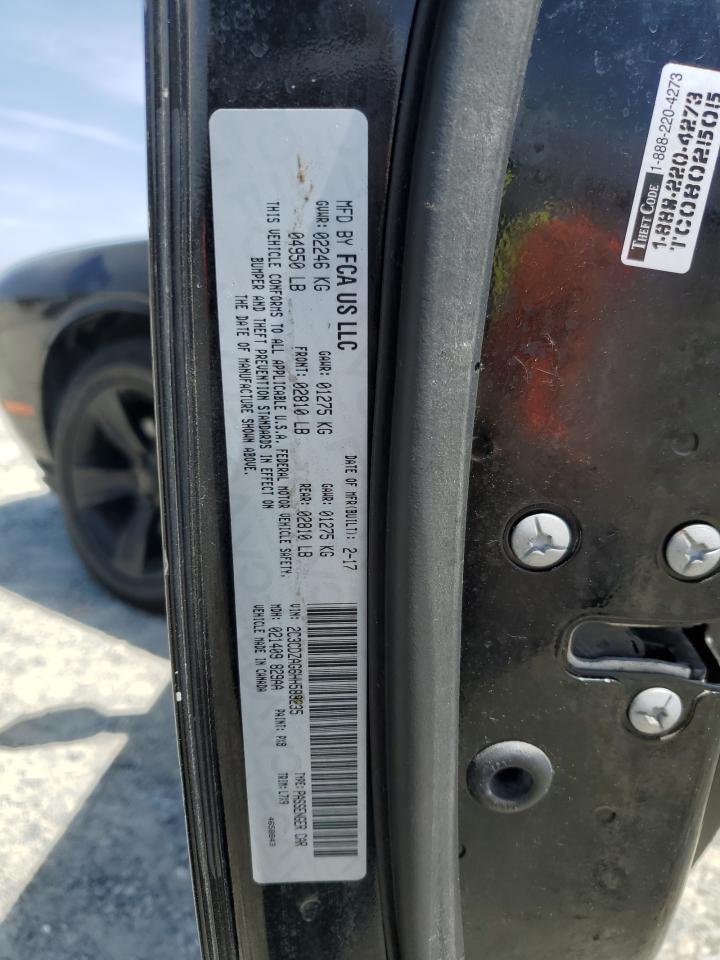 2C3CDZAG6HH583235 2017 Dodge Challenger Sxt