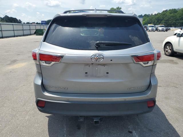 2016 Toyota Highlander Limited VIN: 5TDDKRFH5GS226121 Lot: 57483704