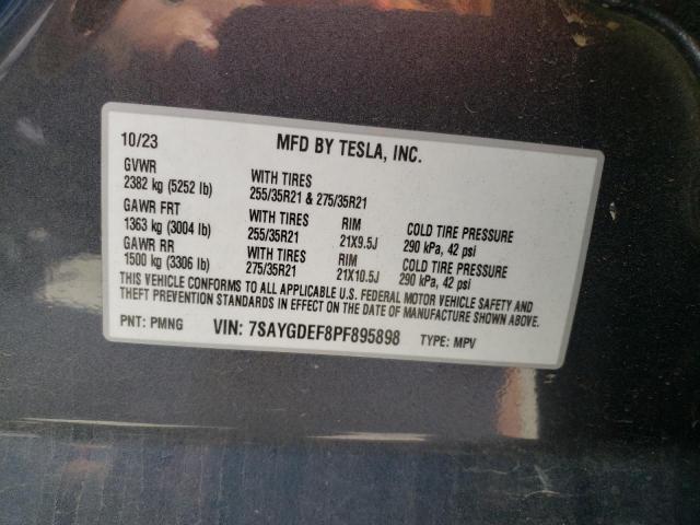 2023 TESLA MODEL Y - 7SAYGDEF8PF895898