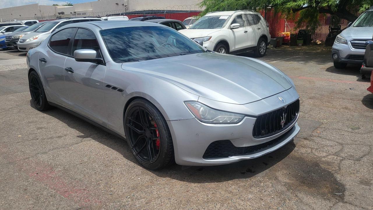 2014 Maserati Ghibli S vin: ZAM57RTA9E1091681