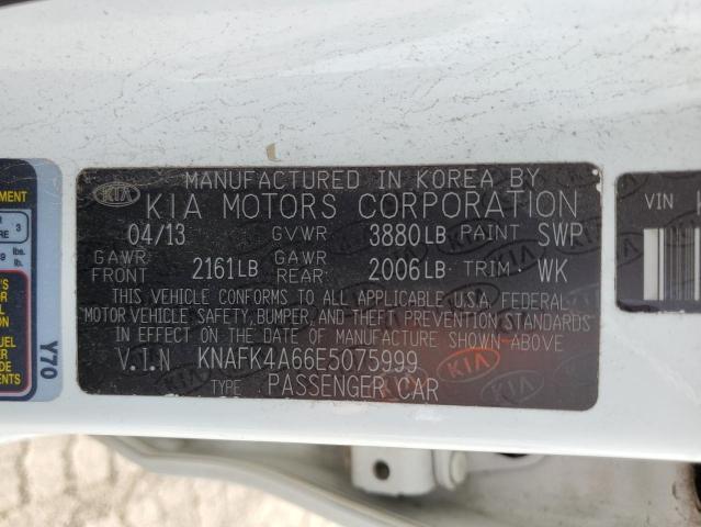 VIN KNAFK4A66E5075999 2014 KIA Forte, LX no.12