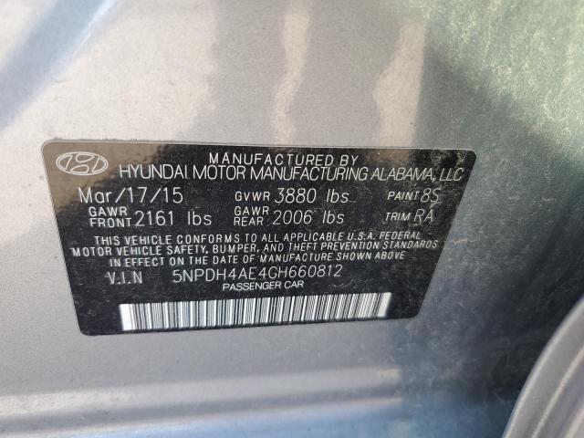 2016 HYUNDAI ELANTRA SE - 5NPDH4AE4GH660812