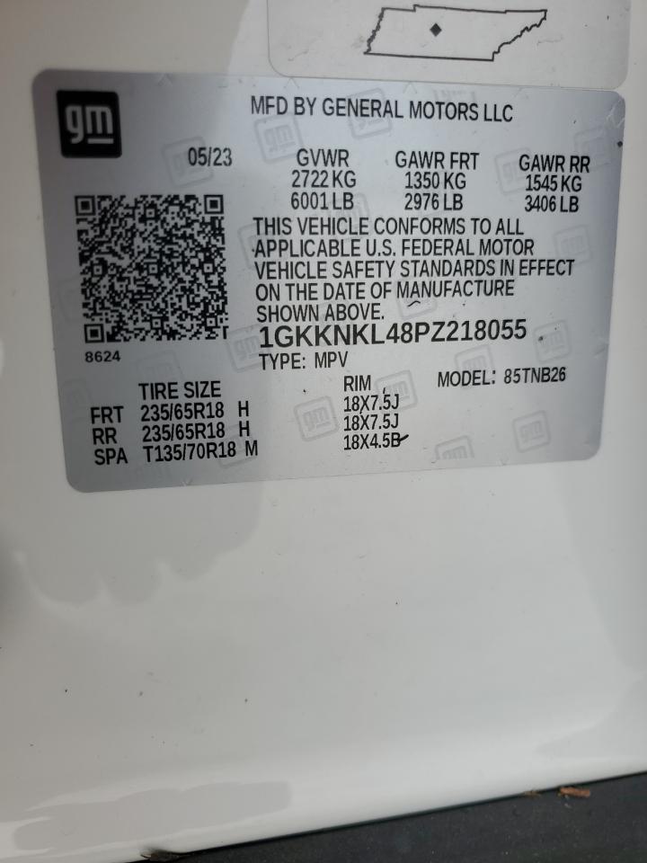 1GKKNKL48PZ218055 2023 GMC Acadia Sle