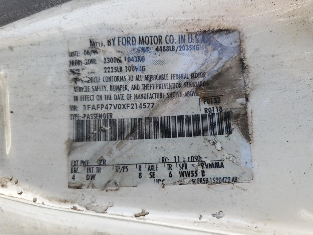 1FAFP47V0XF214577 1999 Ford Mustang Cobra Svt