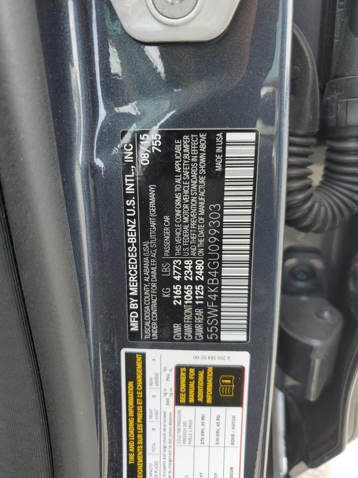 55SWF4KB4GU099303 2016 Mercedes-Benz C 300 4Matic