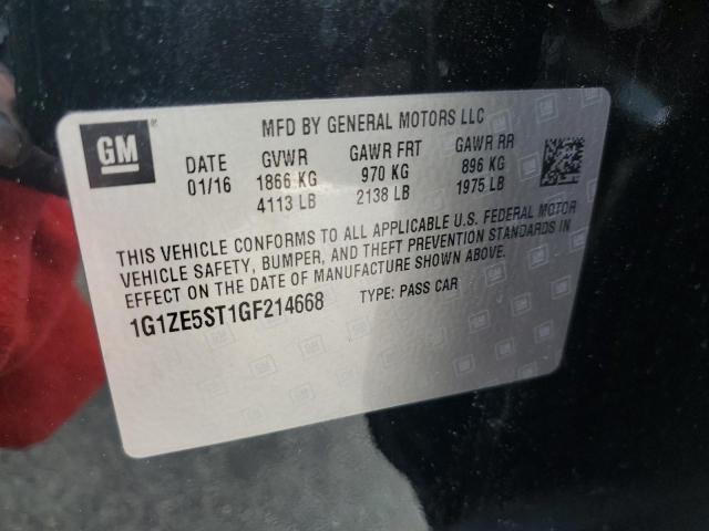 2016 CHEVROLET MALIBU LT - 1G1ZE5ST1GF214668