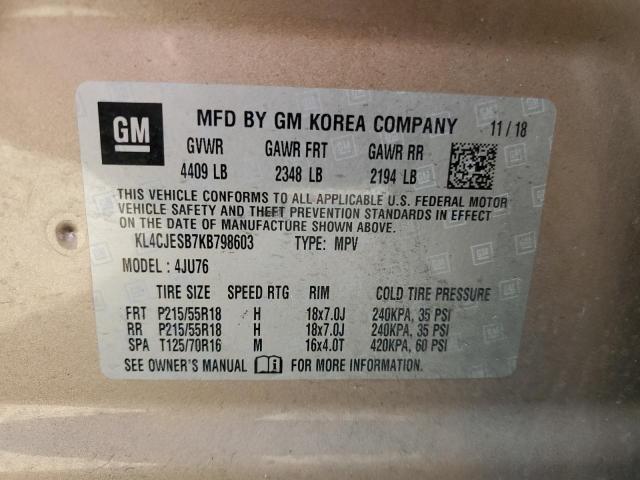 2019 Buick Encore Preferred VIN: KL4CJESB7KB798603 Lot: 57713614