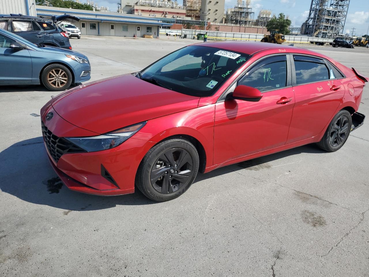 2021 Hyundai Elantra Sel vin: 5NPLS4AG9MH030486