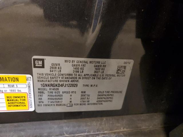 2015 CHEVROLET TRAVERSE L - 1GNKRGKD4FJ122829
