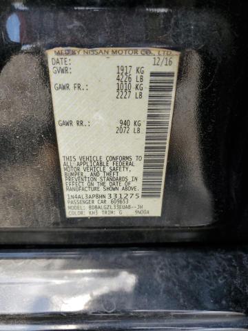 2017 NISSAN ALTIMA 2.5 - 1N4AL3AP8HN331275
