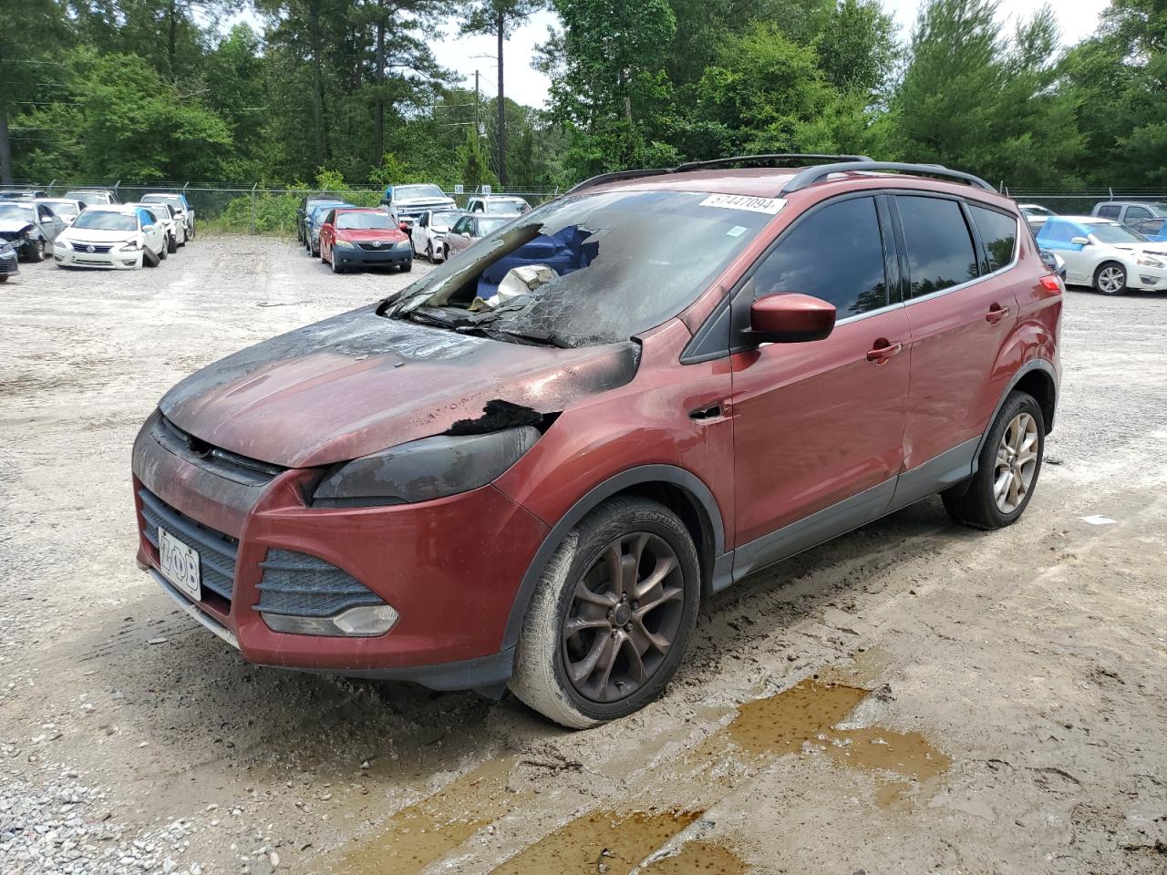 2014 Ford Escape Se vin: 1FMCU0GX7EUC34538