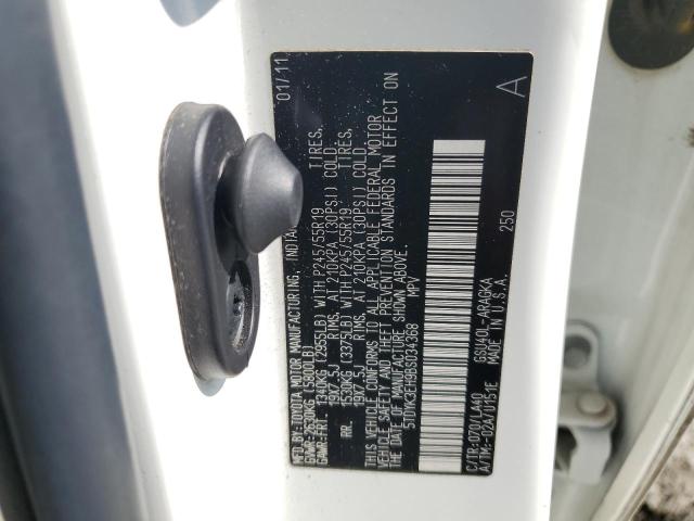 2011 Toyota Highlander Limited VIN: 5TDYK3EH9BS034368 Lot: 57812664