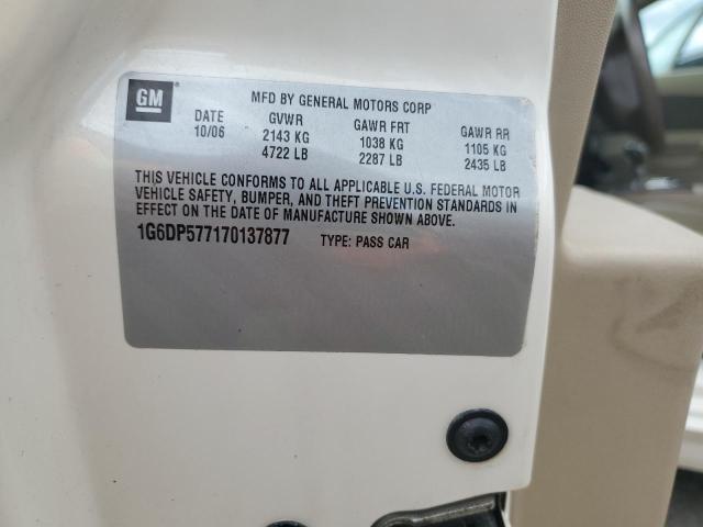 2007 Cadillac Cts Hi Feature V6 VIN: 1G6DP577170137877 Lot: 58534674