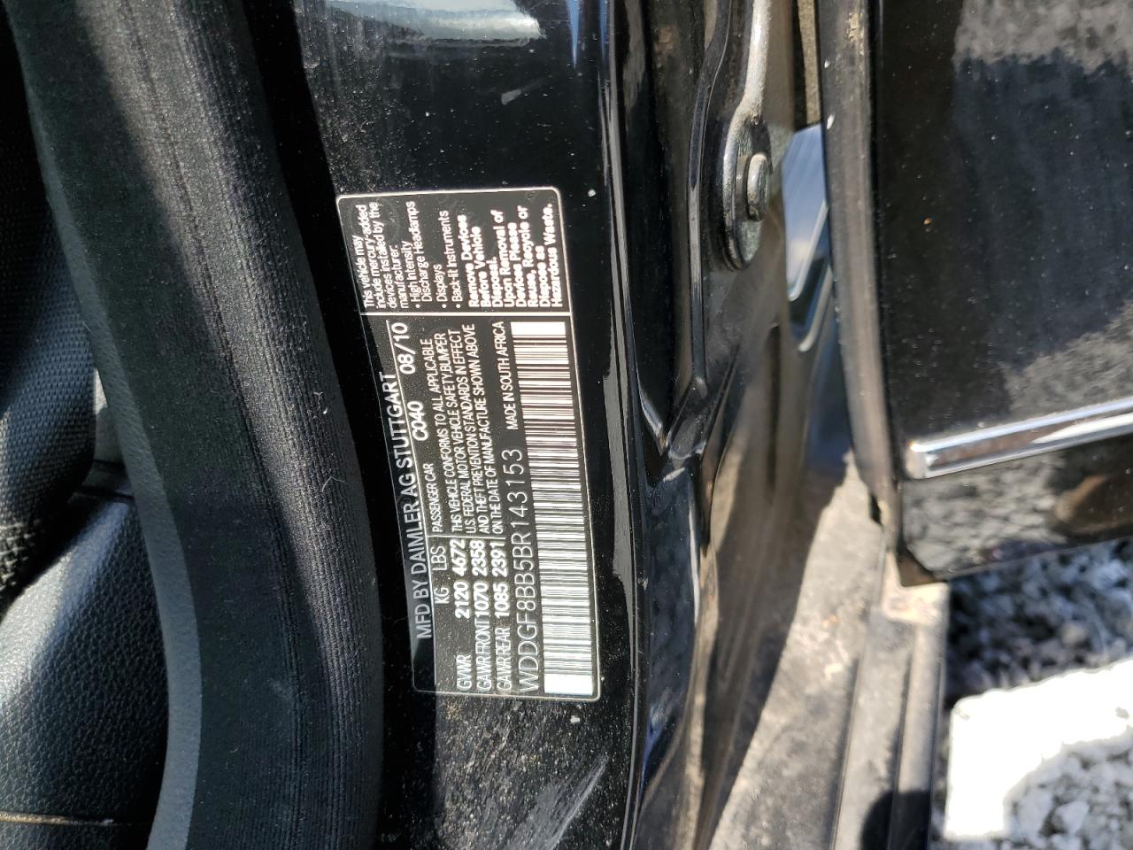 WDDGF8BB5BR143153 2011 Mercedes-Benz C 300 4Matic