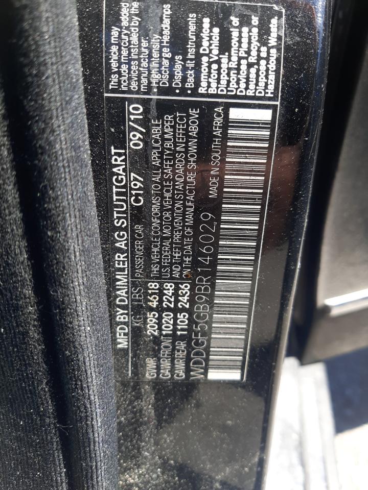 WDDGF5GB9BR146029 2011 Mercedes-Benz C 350