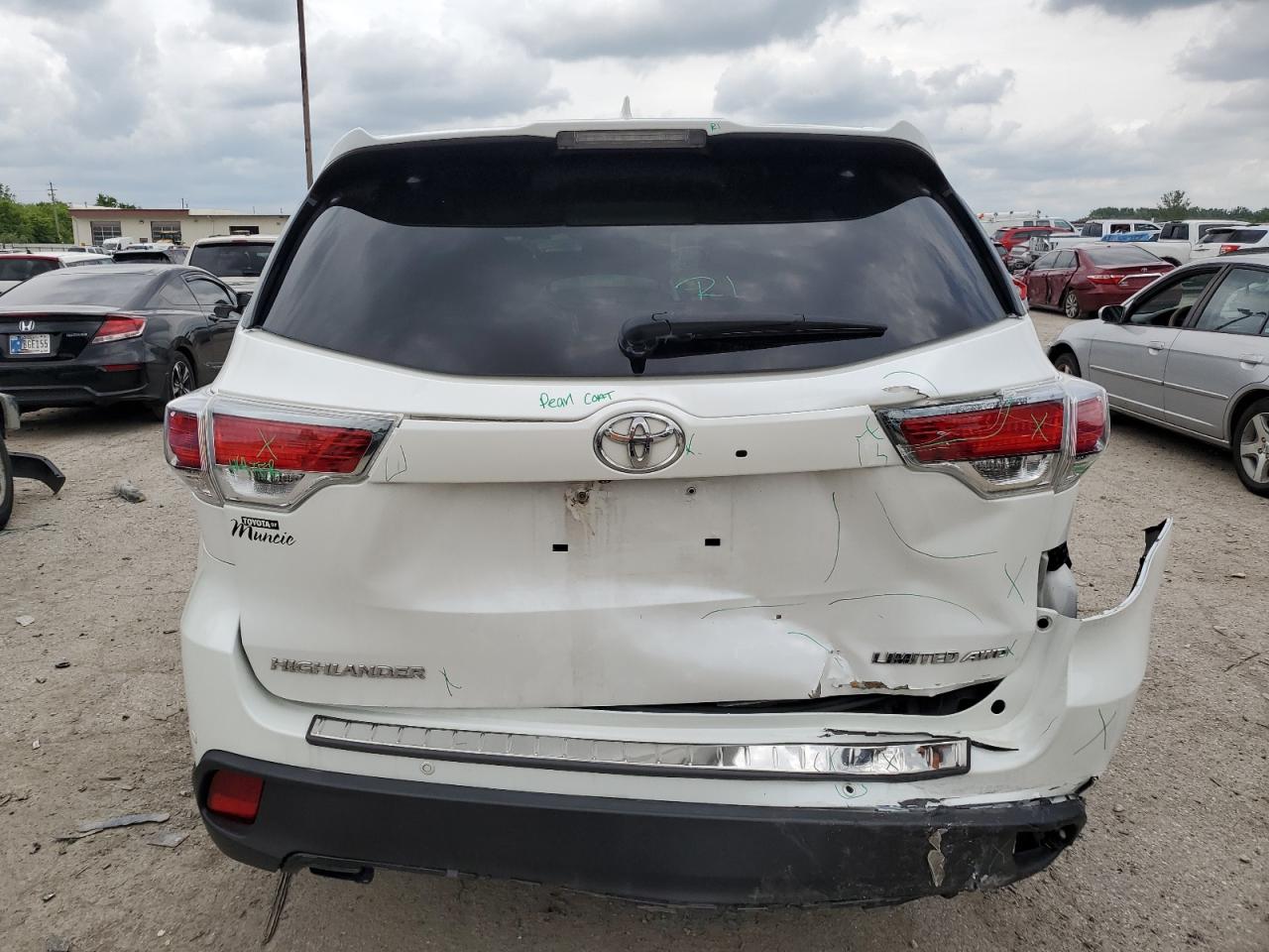 5TDDKRFH3FS126386 2015 Toyota Highlander Limited