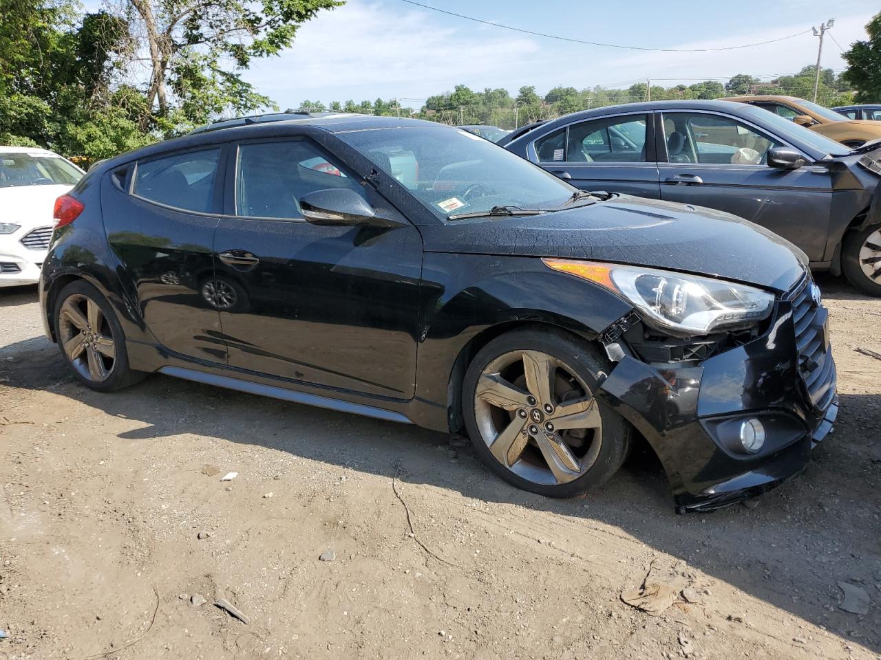 KMHTC6AE6FU243293 2015 Hyundai Veloster Turbo